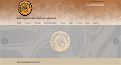 Desktop Screenshot of buckhornleather.com